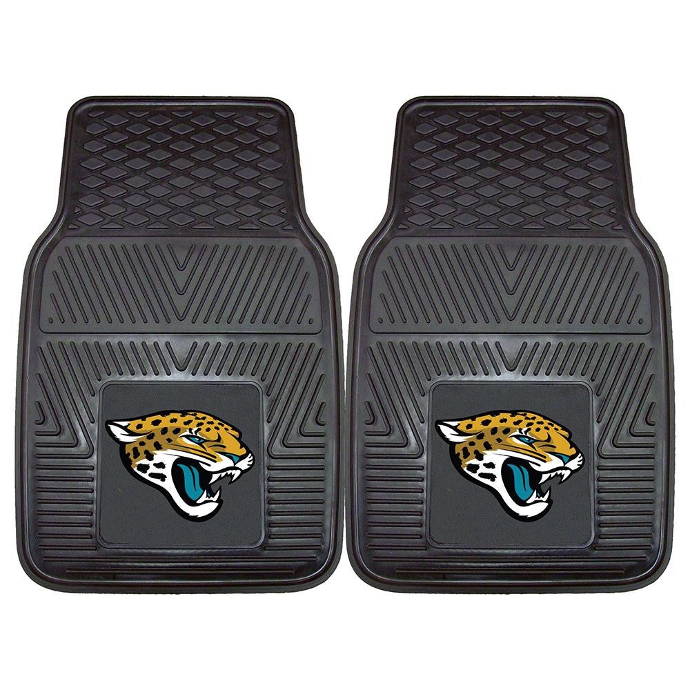 Jacksonville Jaguars NFL Heavy Duty 2-Piece Vinyl Car Mats (18x27)