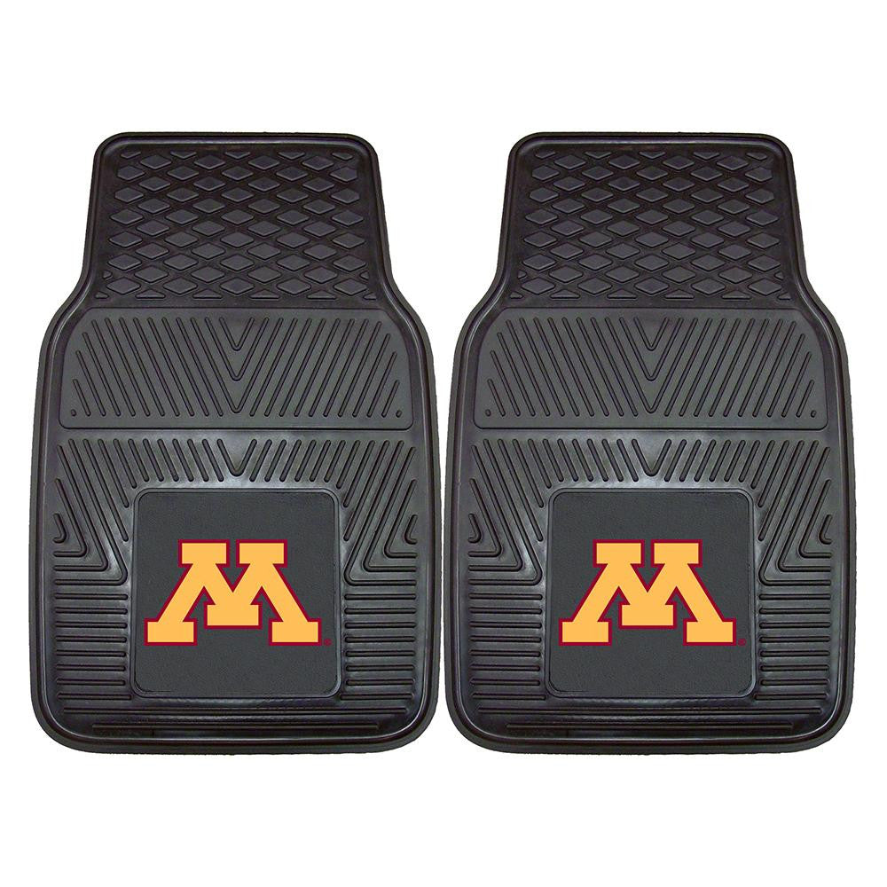 Minnesota Golden Gophers Ncaa Heavy Duty 2-piece Vinyl Car Mats (18"x27")