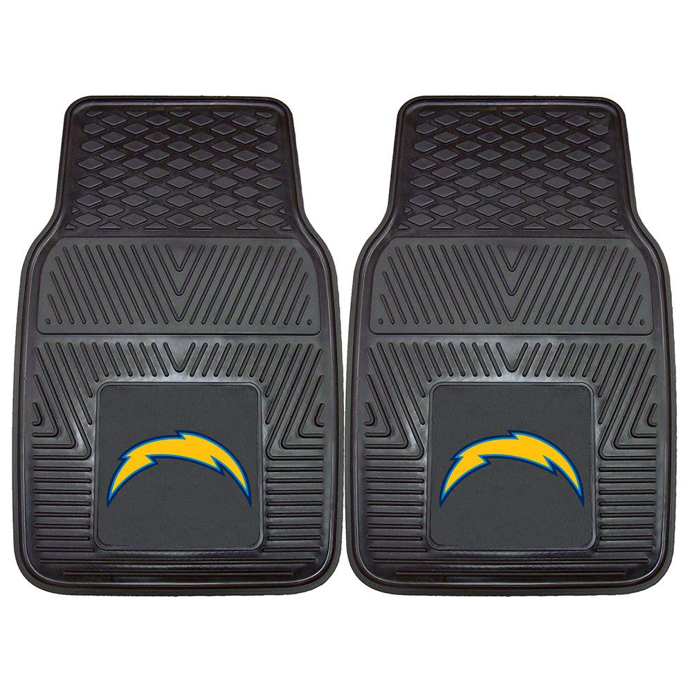 San Diego Chargers NFL Heavy Duty 2-Piece Vinyl Car Mats (18x27)