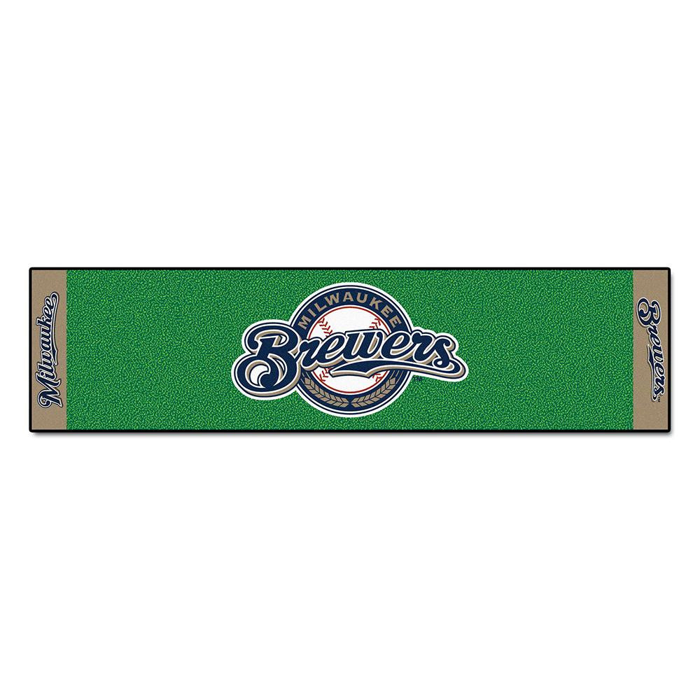 Milwaukee Brewers MLB Putting Green Runner (18x72)