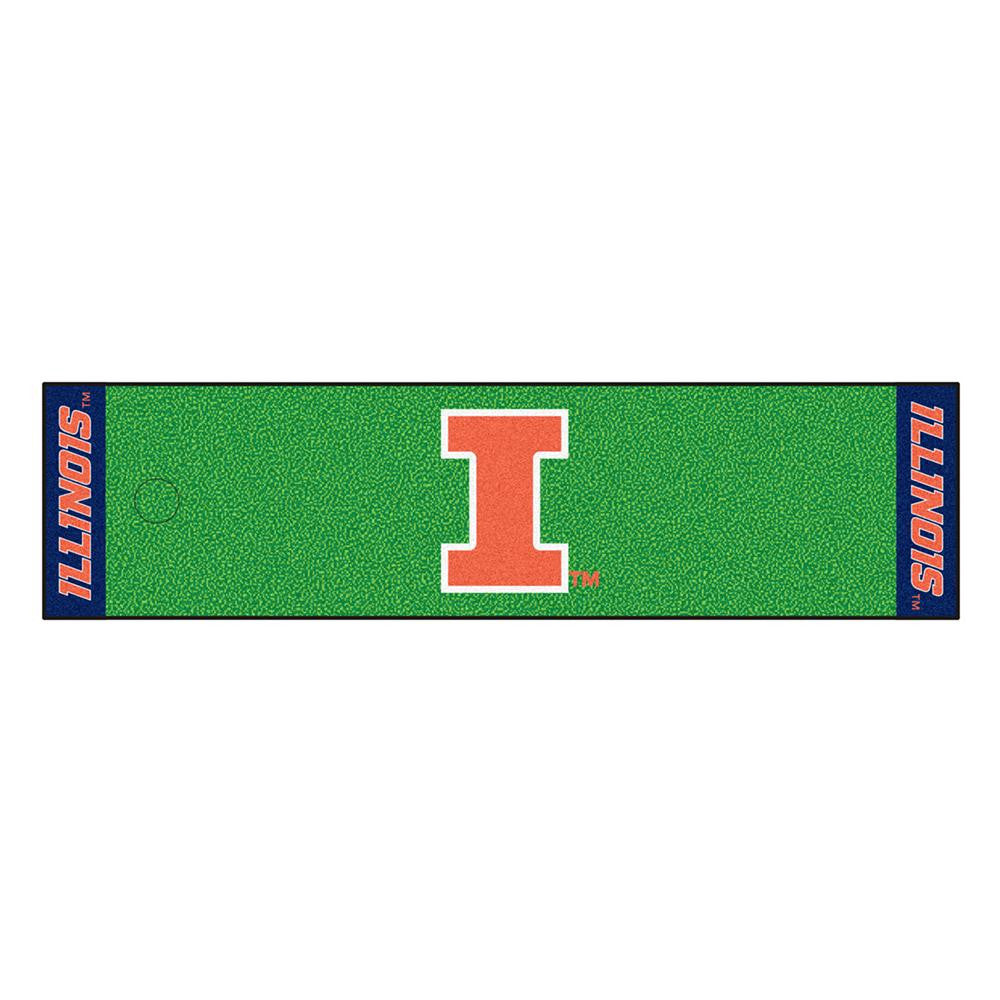 Illinois Fighting Illini Ncaa Putting Green Runner (18"x72")