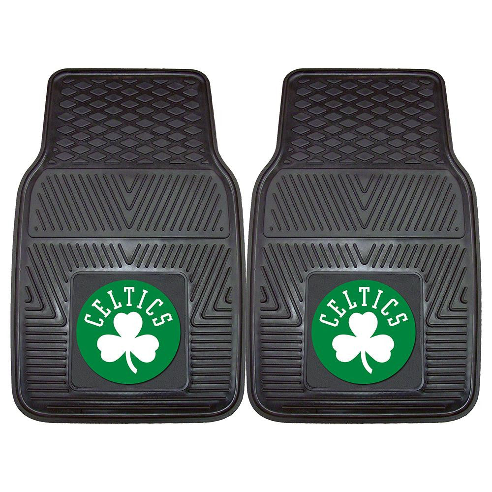 Boston Celtics NBA Heavy Duty 2-Piece Vinyl Car Mats (18x27)