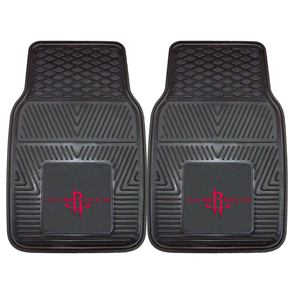 Houston Rockets NBA Heavy Duty 2-Piece Vinyl Car Mats (18x27)