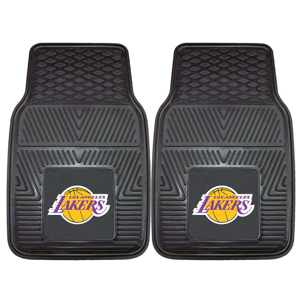 Los Angeles Lakers NBA Heavy Duty 2-Piece Vinyl Car Mats (18x27)