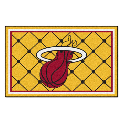 Miami Heat NBA 5x8 Rug (60x92)