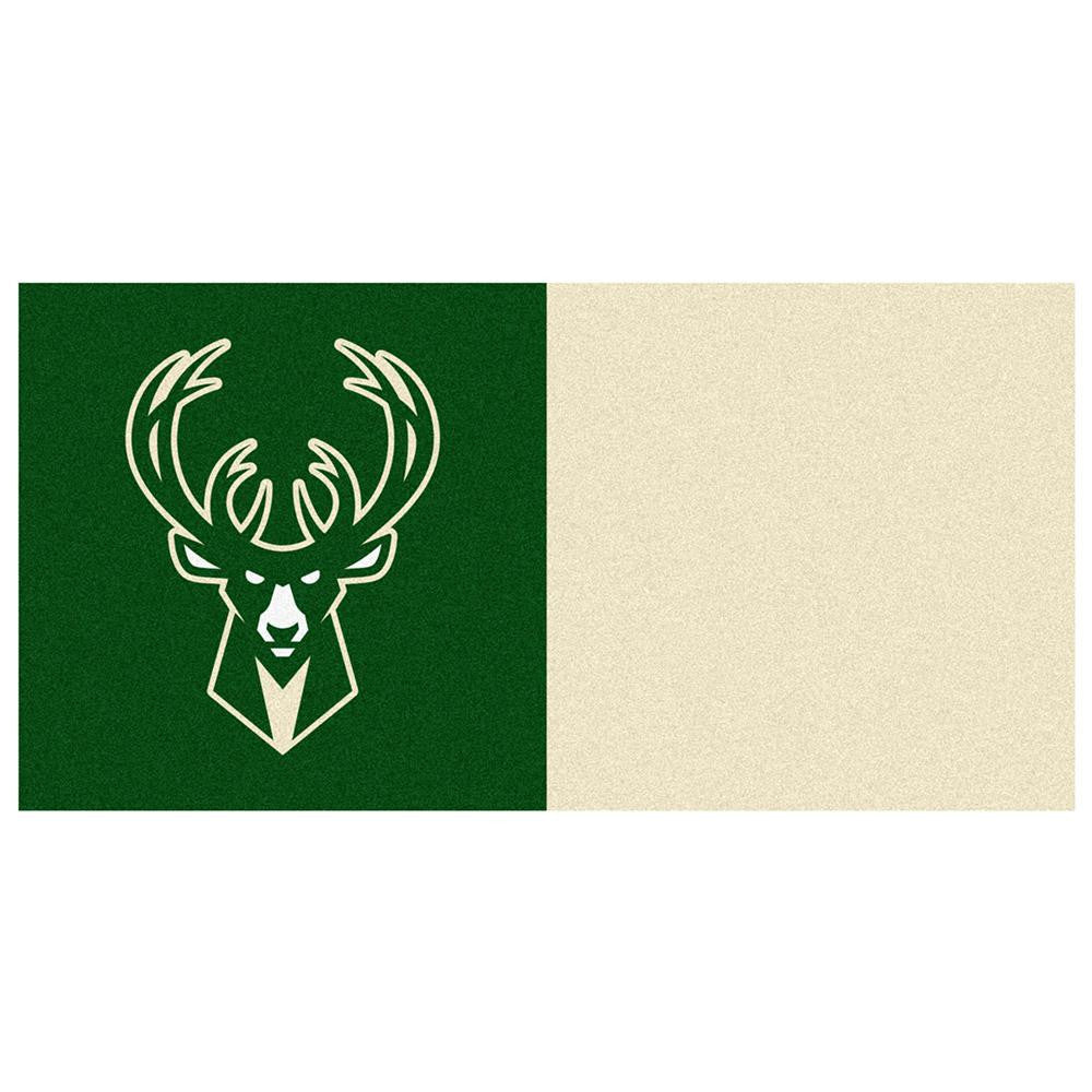 Milwaukee Bucks NBA Carpet Tiles (18x18 tiles)