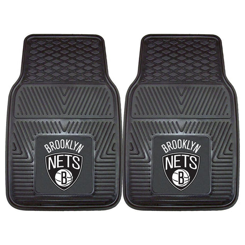 New Jersey Nets NBA Heavy Duty 2-Piece Vinyl Car Mats (18x27)