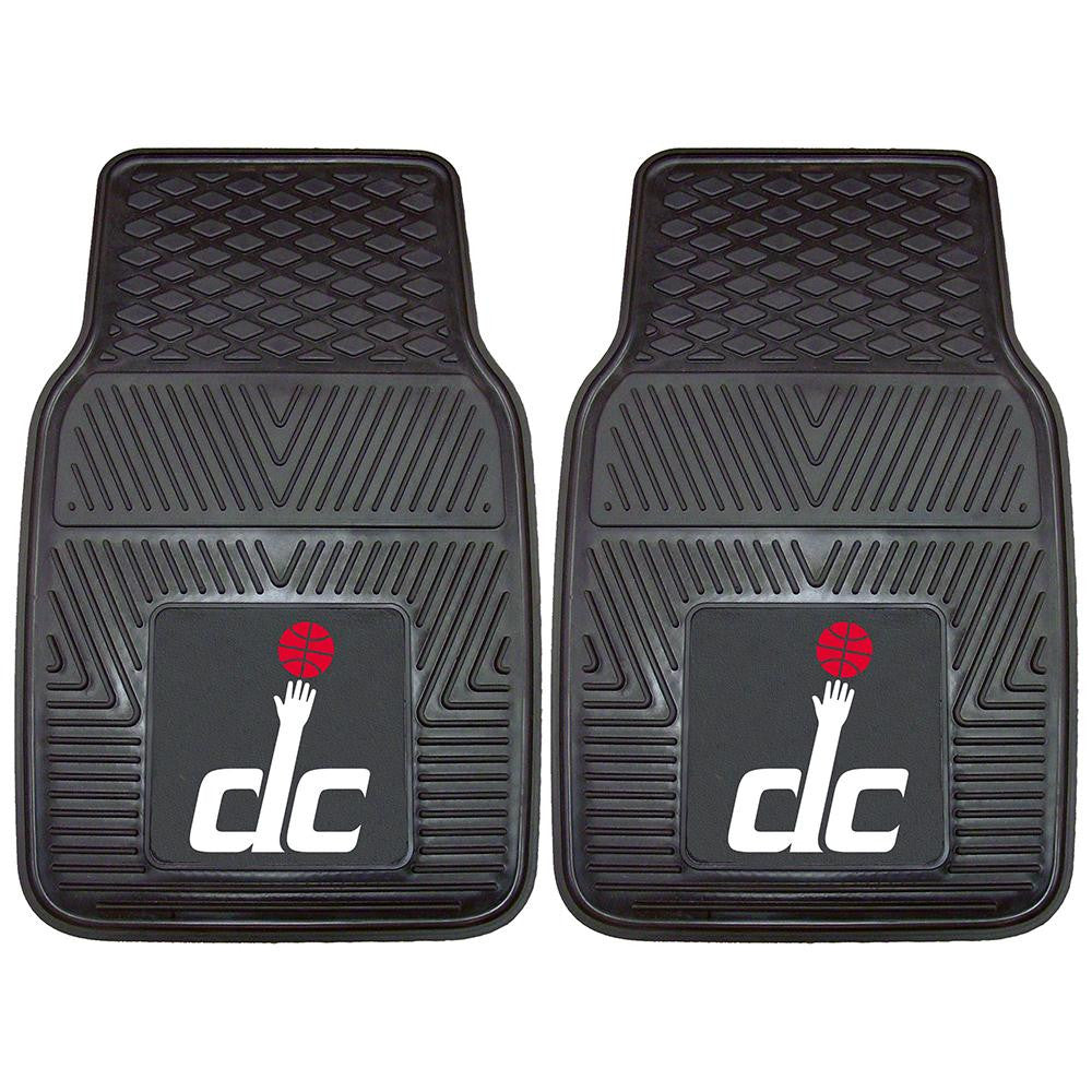 Washington Wizards NBA Heavy Duty 2-Piece Vinyl Car Mats (18x27)