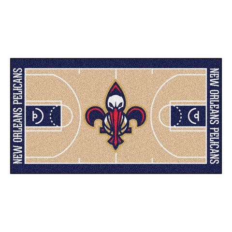 New Orleans Pelicans NBA 2x4 Court Runner (24x44)
