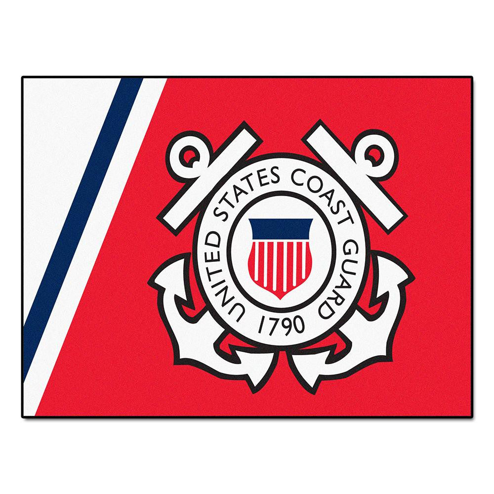 Us Coast Guard Armed Forces "all-star" Floor Mat (34"x45")