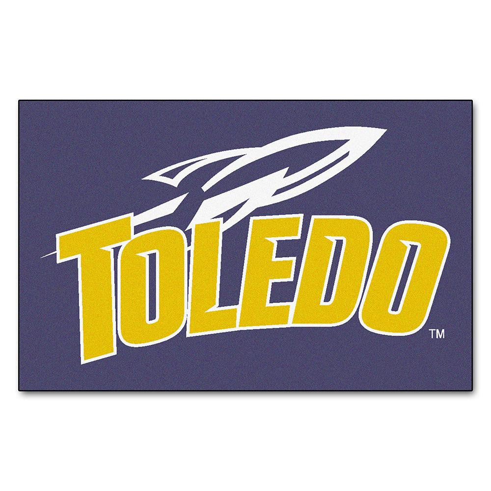 Toledo Rockets Ncaa Floor Rug (4'x6')