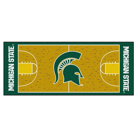 Michigan State Spartans Ncaa Court Runner (29.5"x72")