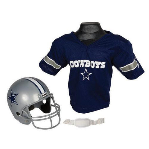 Dallas Cowboys Youth NFL Helmet and Jersey Set