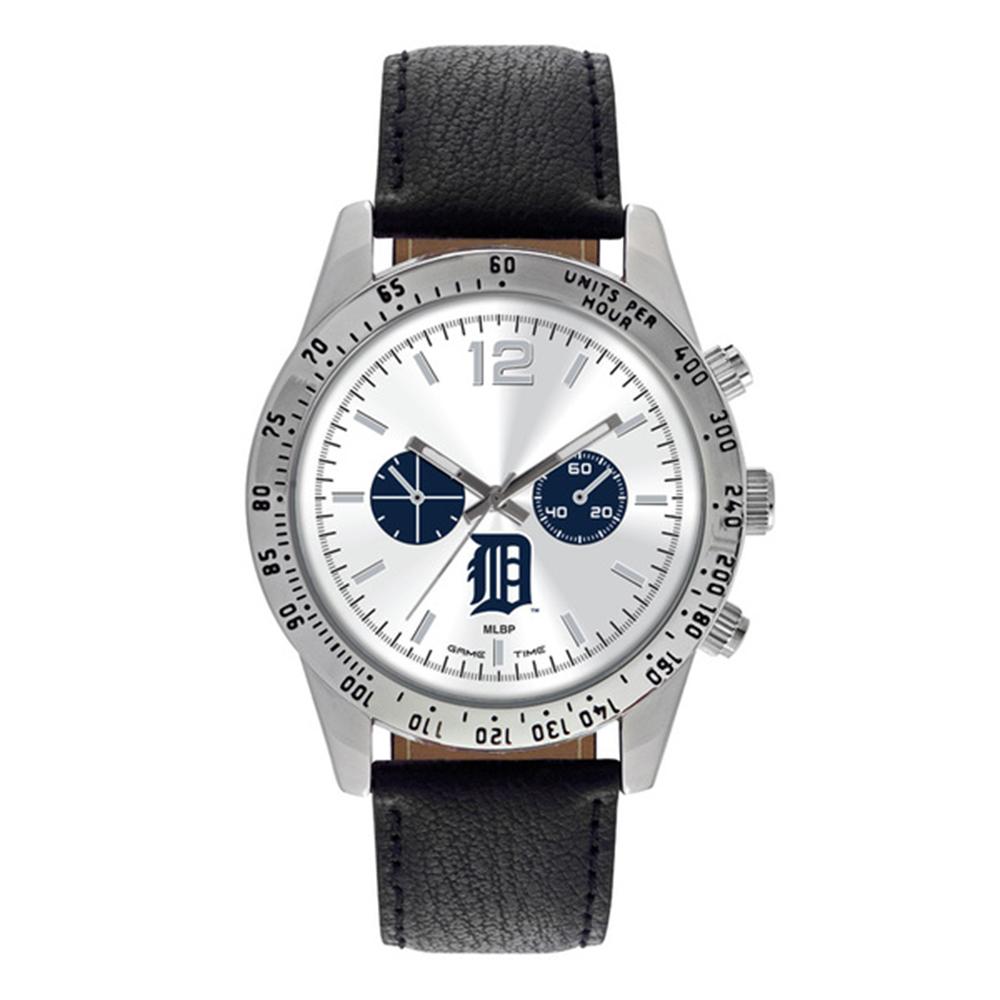 Detroit Tigers Mlb Mens "letterman Series" Quartz Analog Watch