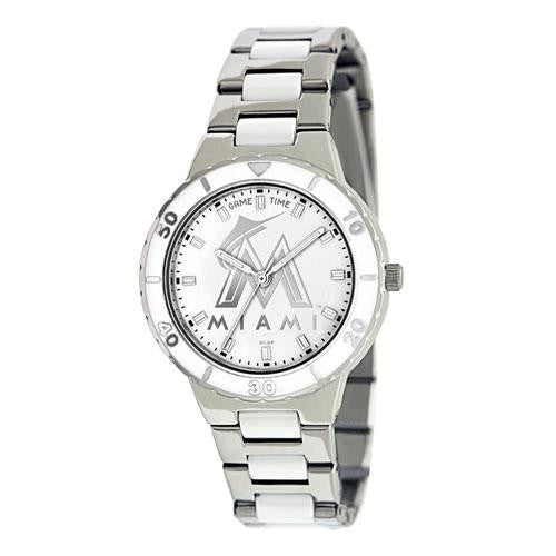 Miami Marlins MLB Ladies Pro Pearl Series Watch