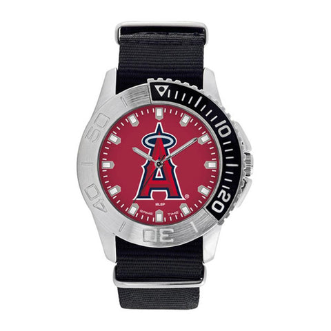 Los Angeles Angels Mlb Mens "starter Series" Quartz Analog Watch