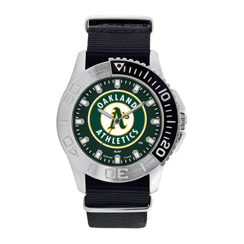 Oakland Athletics Mlb Mens "starter Series" Quartz Analog Watch