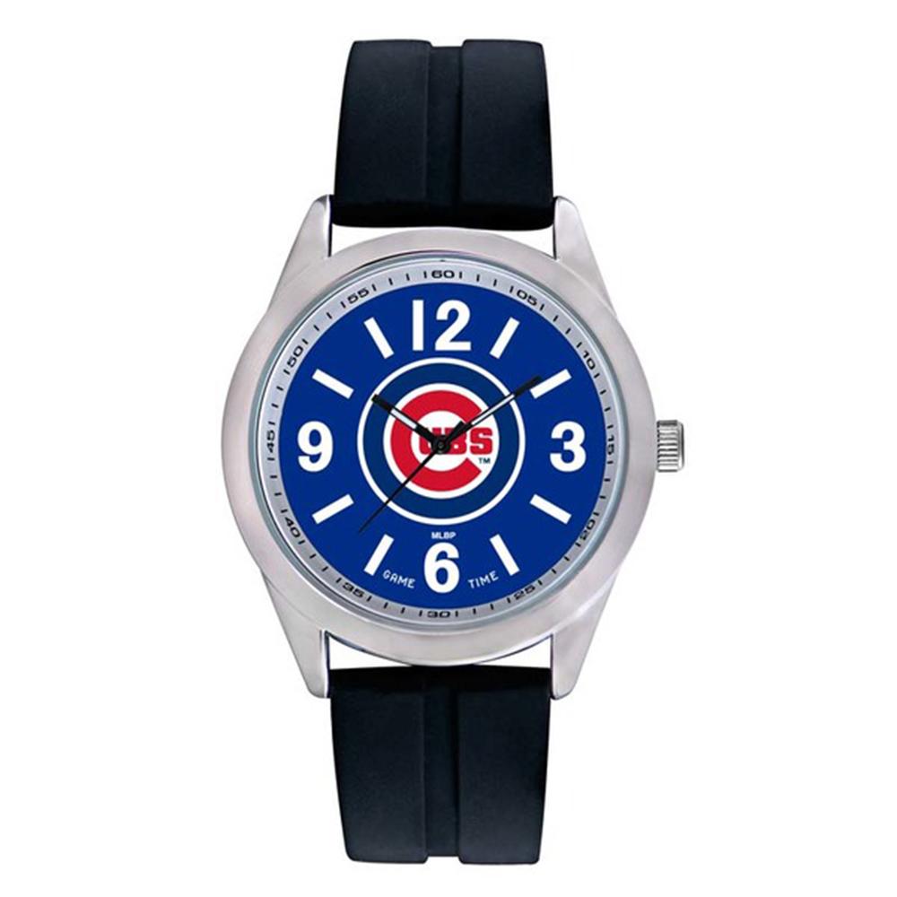 Chicago Cubs Mlb Mens "varsity Series" Quartz Analog Watch
