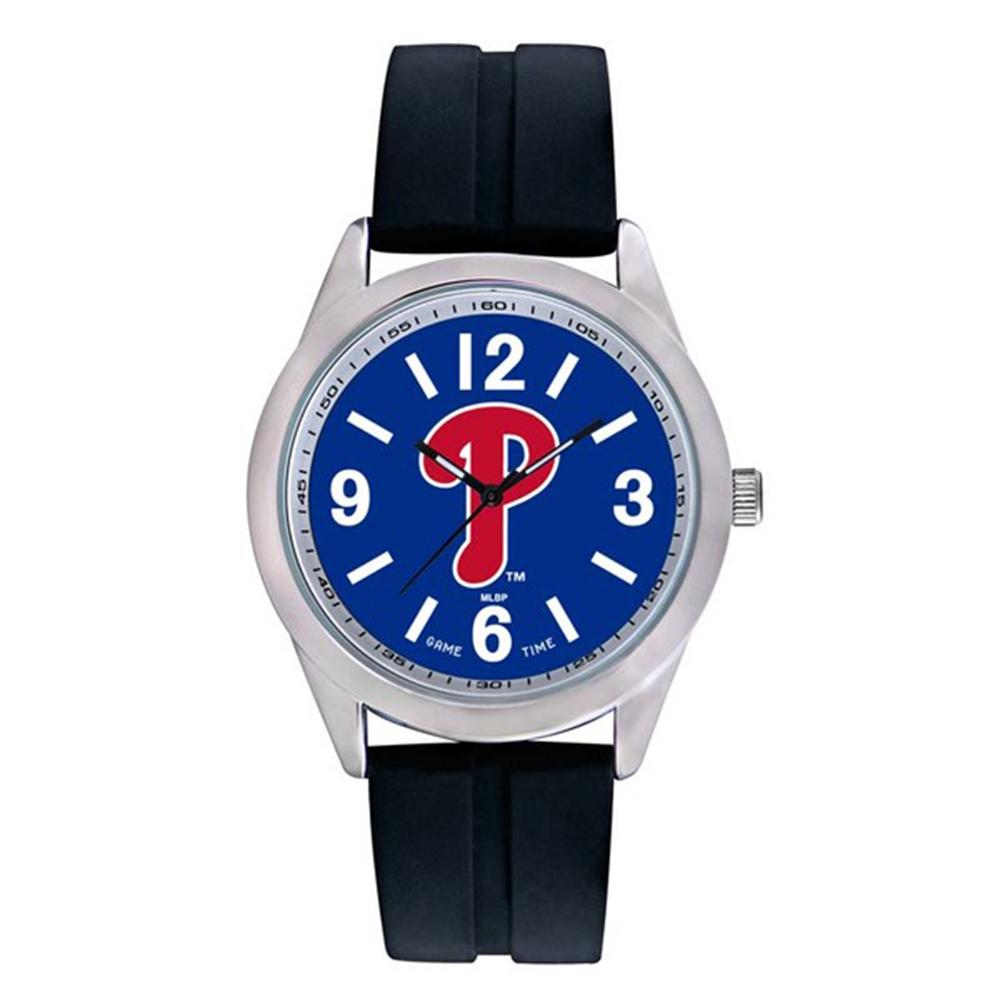 Philadelphia Phillies Mlb Mens "varsity Series" Quartz Analog Watch