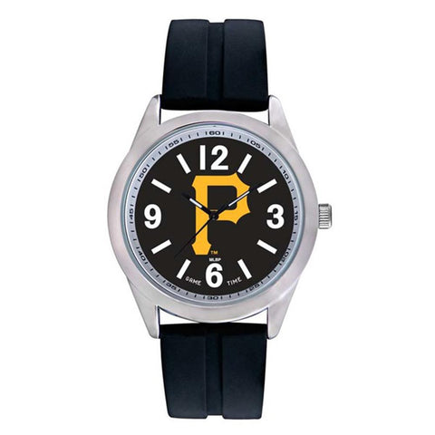 Pittsburgh Pirates Mlb Mens "varsity Series" Quartz Analog Watch