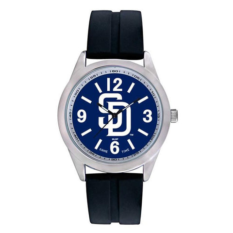 San Diego Padres Mlb Mens "varsity Series" Quartz Analog Watch