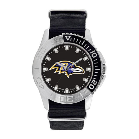 Baltimore Ravens Nfl Mens "starter Series" Quartz Analog Watch