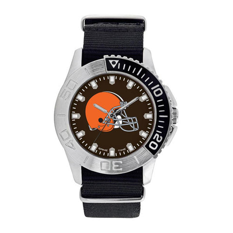 Cleveland Browns Nfl Mens "starter Series" Quartz Analog Watch