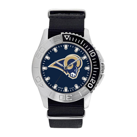 Los Angeles Rams Nfl Mens "starter Series" Quartz Analog Watch