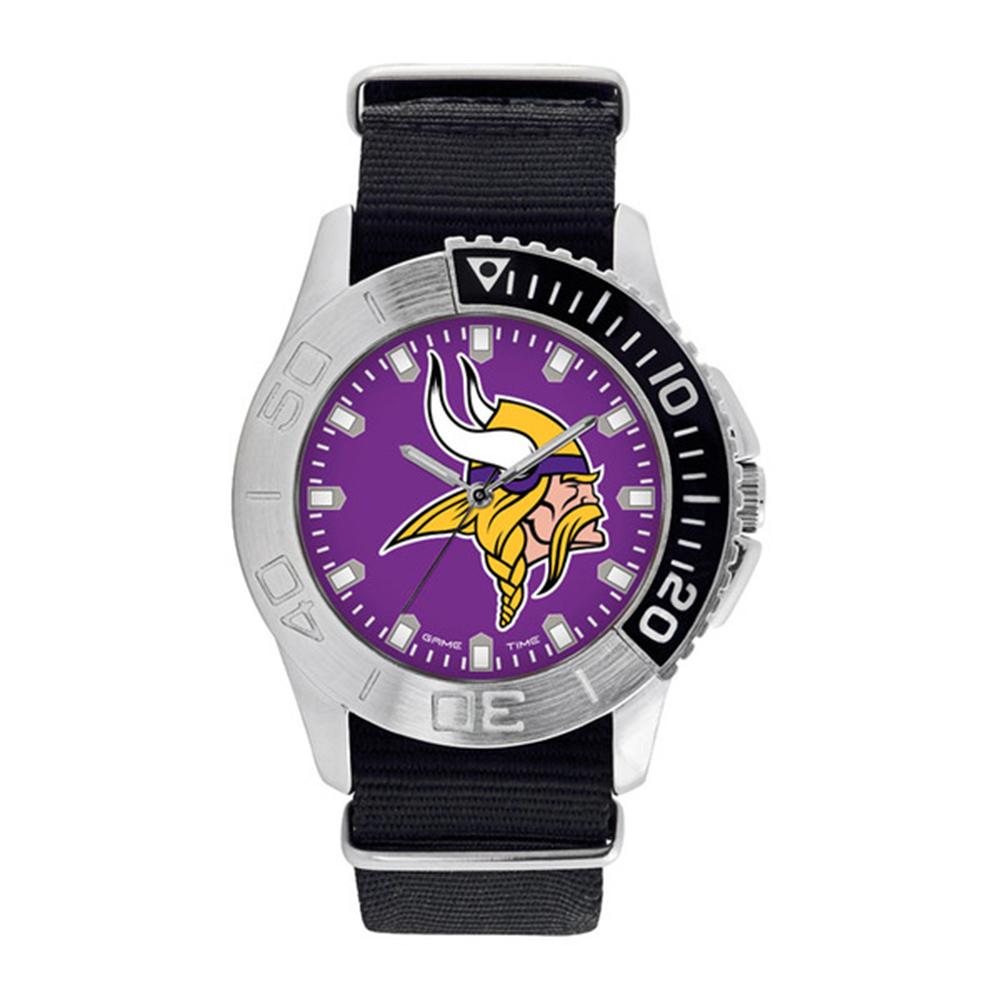 Minnesota Vikings Nfl Mens "starter Series" Quartz Analog Watch