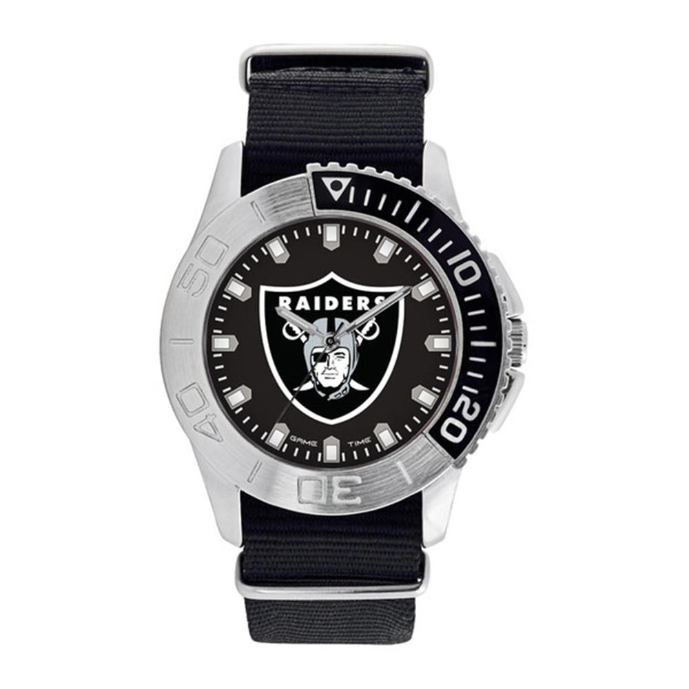 Oakland Raiders Nfl Mens "starter Series" Quartz Analog Watch