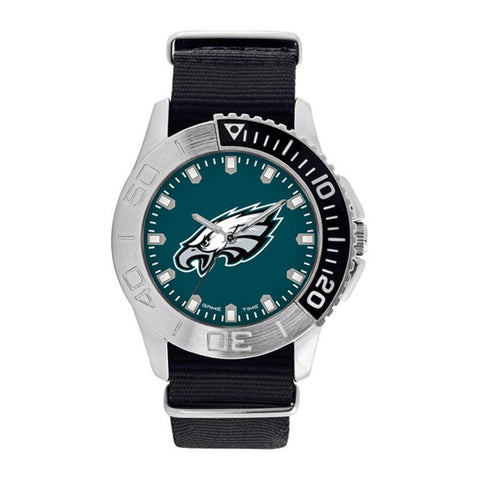 Philadelphia Eagles Nfl Mens "starter Series" Quartz Analog Watch