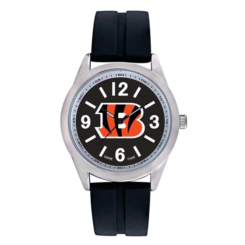 Cincinnati Bengals Nfl Mens "varsity Series" Quartz Analog Watch