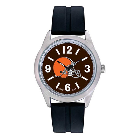 Cleveland Browns Nfl Mens "varsity Series" Quartz Analog Watch