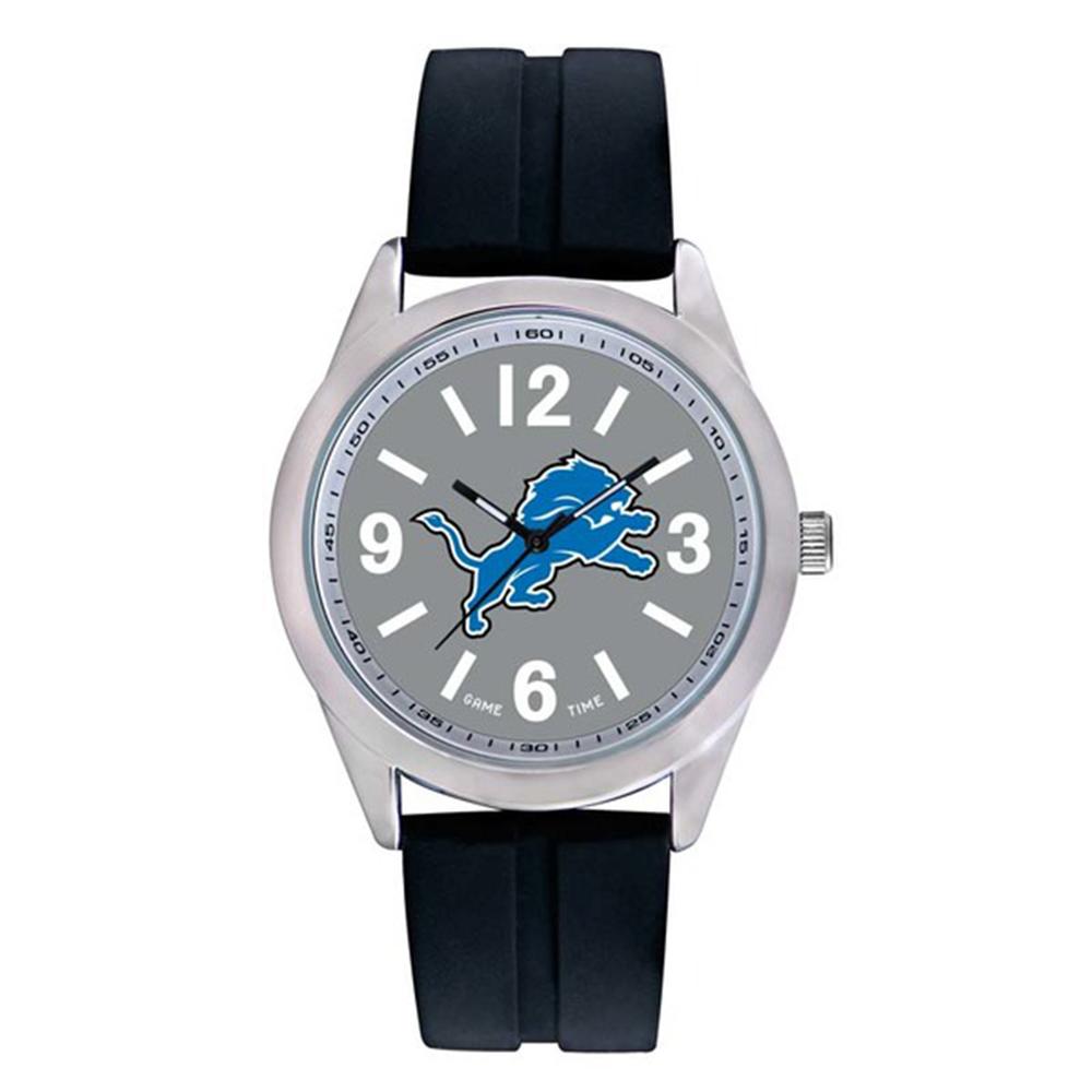 Detroit Lions Nfl Mens "varsity Series" Quartz Analog Watch