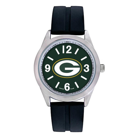 Green Bay Packers Nfl Mens "varsity Series" Quartz Analog Watch