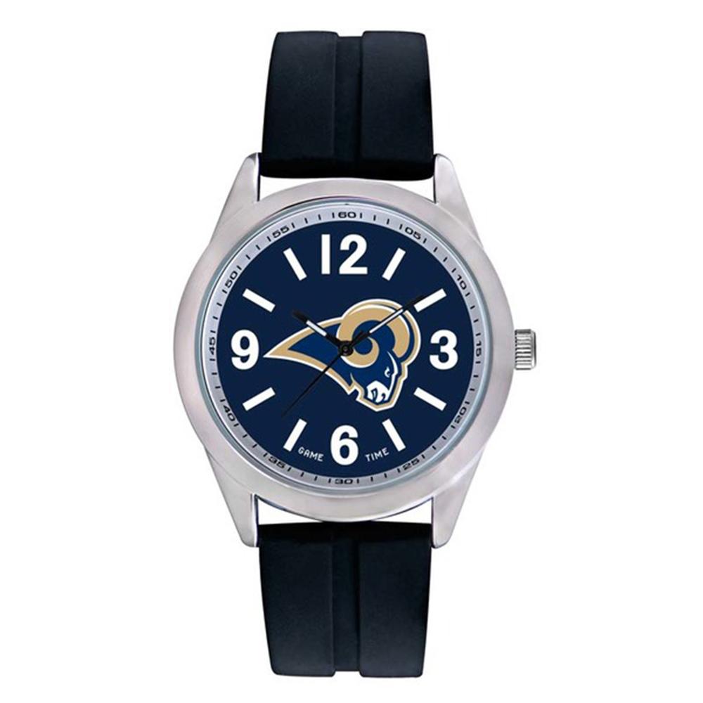 Los Angeles Rams Nfl Mens "varsity Series" Quartz Analog Watch