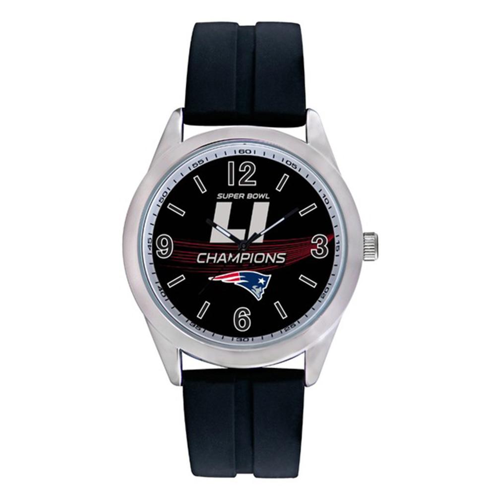 New England Patriots Nfl Mens "varsity Series" Quartz Analog Watch