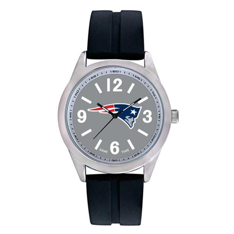 New England Patriots Nfl Mens "varsity Series" Quartz Analog Watch