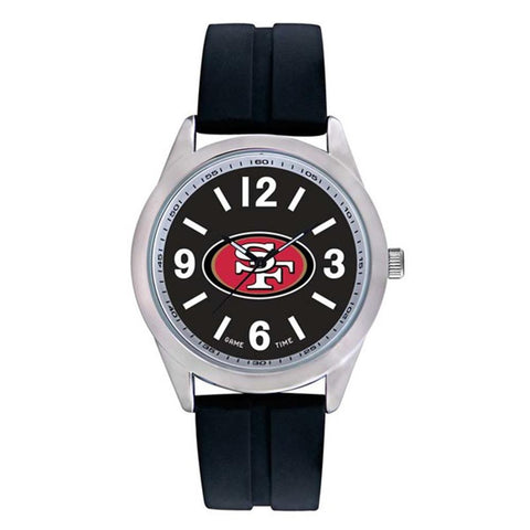 San Francisco 49ers Nfl Mens "varsity Series" Quartz Analog Watch