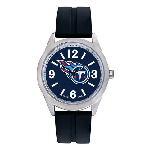 Tennessee Titans Nfl Mens "varsity Series" Quartz Analog Watch