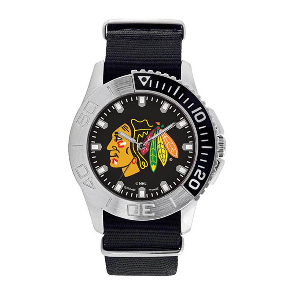 Chicago Blackhawks Nhl Mens "starter Series" Quartz Analog Watch