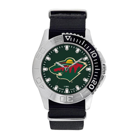 Minnesota Wild Nhl Mens "starter Series" Quartz Analog Watch