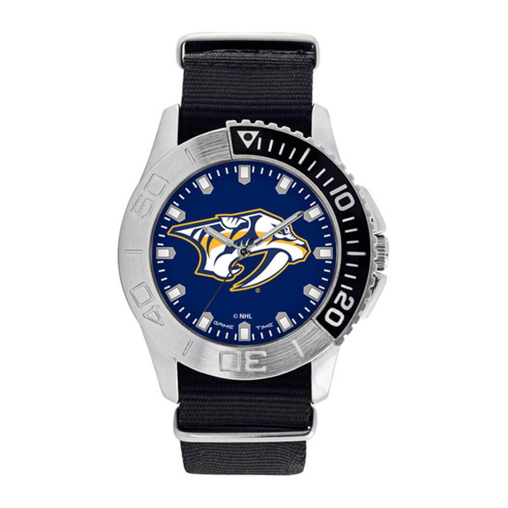 Nashville Predators Nhl Mens "starter Series" Quartz Analog Watch