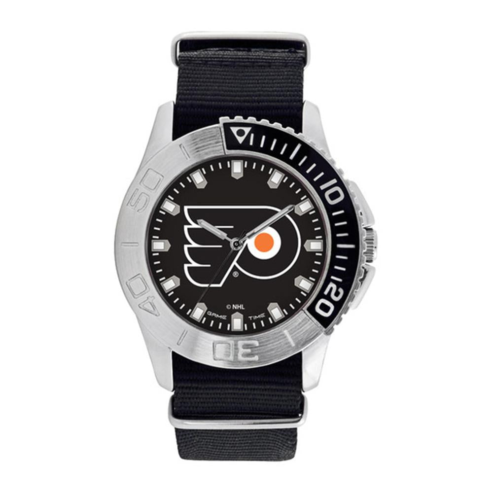Philadelphia Flyers Nhl Mens "starter Series" Quartz Analog Watch