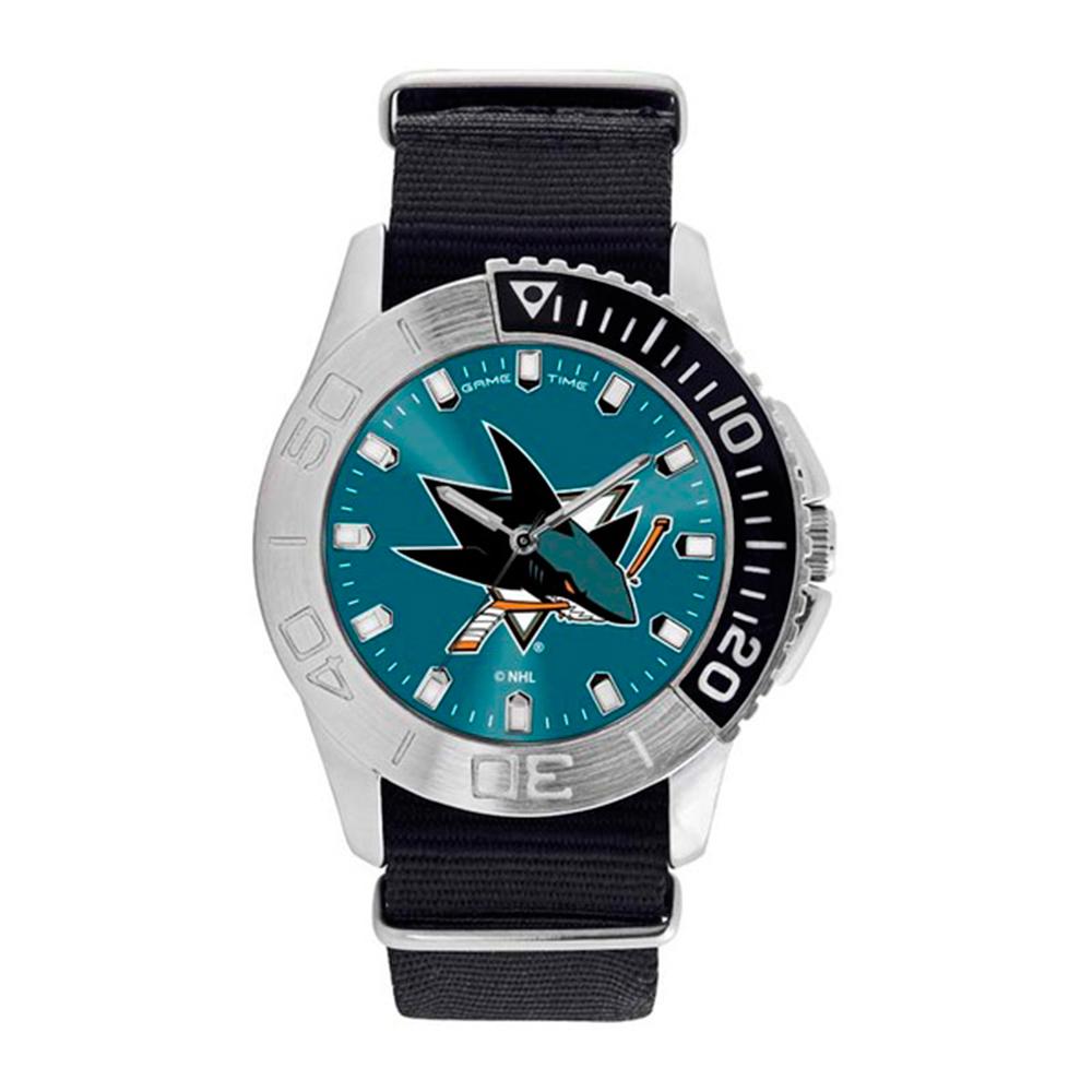 San Jose Sharks Nhl Mens "starter Series" Quartz Analog Watch