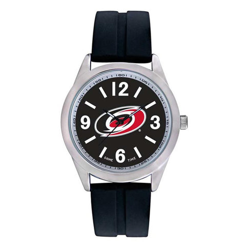 Carolina Hurricanes Nhl Mens "varsity Series" Quartz Analog Watch