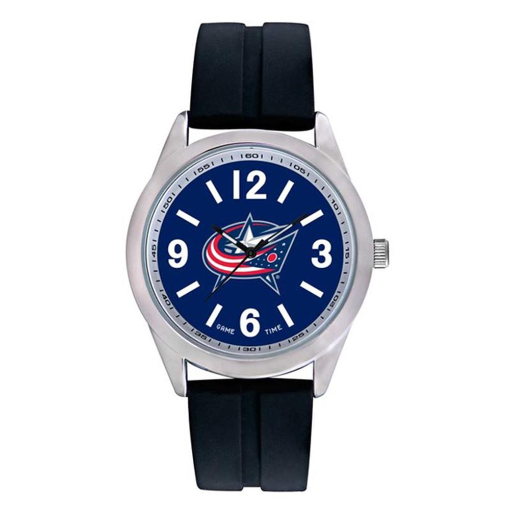 Columbus Blue Jackets Nhl Mens "varsity Series" Quartz Analog Watch