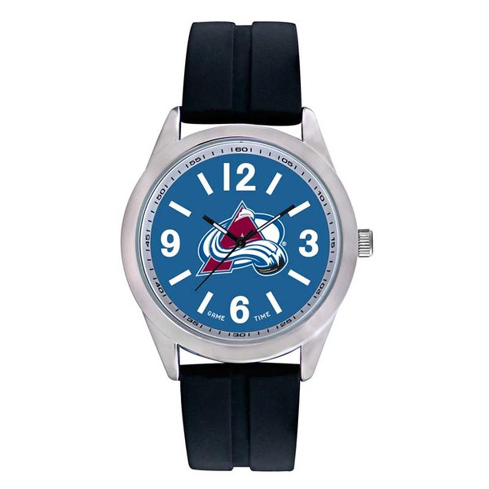 Colorado Avalanche Nhl Mens "varsity Series" Quartz Analog Watch