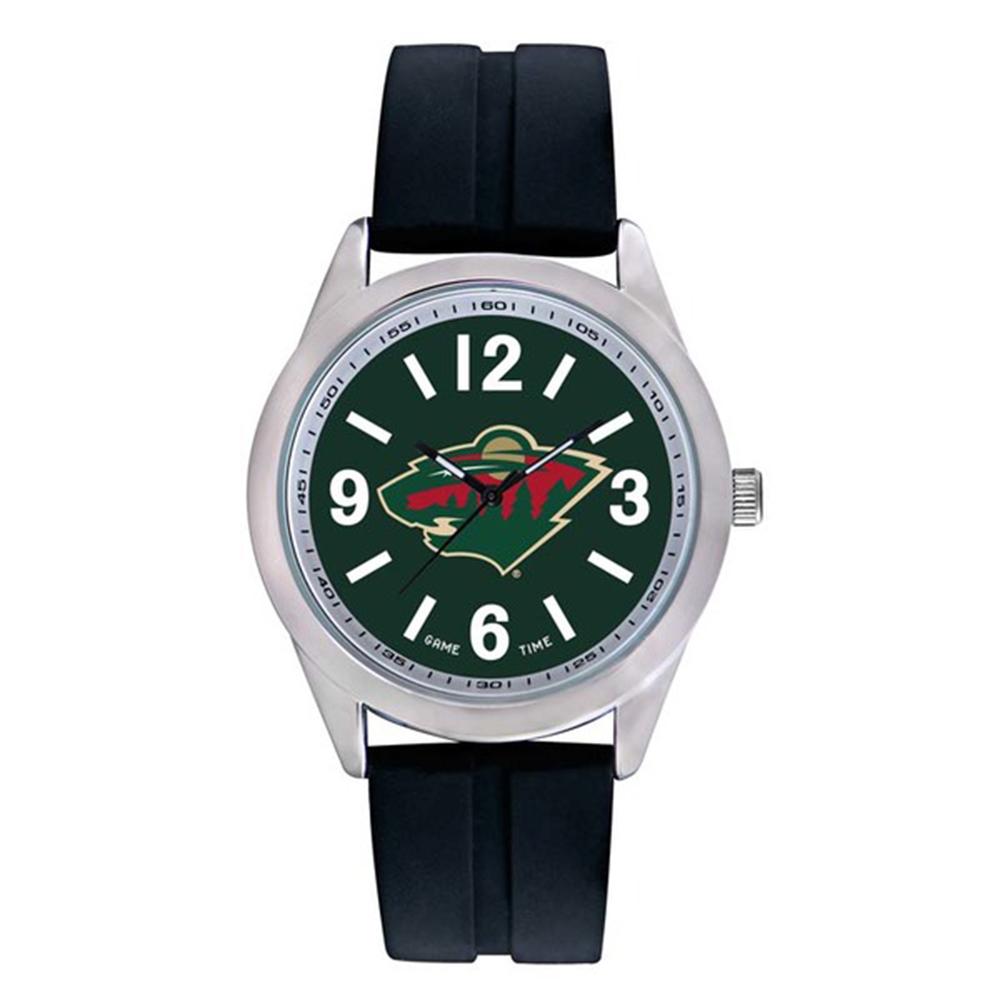 Minnesota Wild Nhl Mens "varsity Series" Quartz Analog Watch