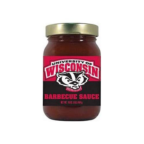 Wisconsin Badgers Ncaa Sweet & Smoky Bbq Sauce (16oz)